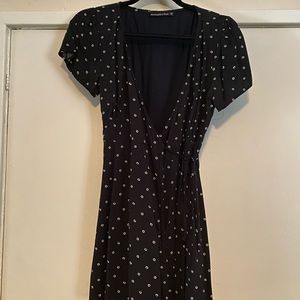 Abercrombie & Fitch Dot Wrap Dress